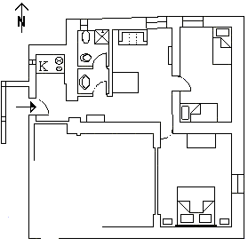 Plan de l'appartement