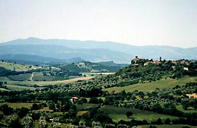 Les collines près de Saturnia