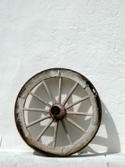 Une ancienne roue